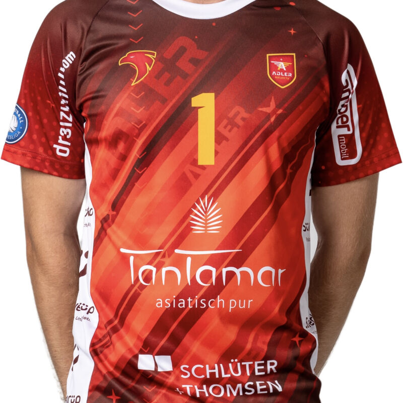 Rotes Heimtrikot der KTV Adler